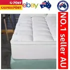 1500GSM Bamboo Mattress Topper - Hotel Style Hypoallergenic Queen Underlay