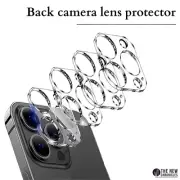 2XBack Camera Lens Tempered Glass Protector For iPhone 16 15 14 13 12 11 Pro Max