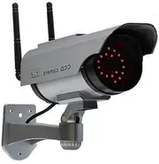 Full Red LED Lights Dummy Cameras Solar Panel Scary CCTV Dog Deters Intruder Away Home Garden Warehouse Monitor Imitation Security Bullying Purpose