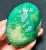 TOP 63.7G Natural Gobi Agate Eyes Agate/stone/ Madagascar Healing YY1017