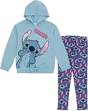 [Disney] Encanto Isabela Luisa Mirabel Sequin Pullover Fleece Hoodie and Leggings Outfit Set Little Kid to Big Kid