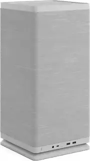 Mood Light Gray PC Case - Sleek Fabric Design, 180Mm Top Fan, Conceals 325Mm Gra