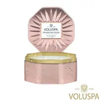 在飛比找momo購物網優惠-【VOLUSPA】玫瑰氣泡 錫盒 340g 香氛蠟燭(Spa