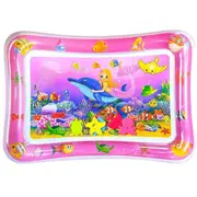 Baby Water Play Mat Inflatable For Infants Toddlers Fun Tummy Time Sea World