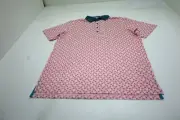 NEW Greyson Golf Maze Runner Polo Mens Size Medium Blossom 991A 01256690