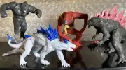GODZILLA X KONG NEW EMPIRE SHIMO & SKAR KING Bandai 4 figure set gashapon 2024
