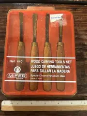 Vincent Mifer Wood Carving Tools Set Chisels - Ref 440 Made in Spain
