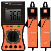 VICTOR 4100 High Precision Double Clamps Digital Phase Volt-Ampere Meter ✦KD