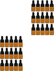 minkissy Sets Essential Oil Bottle Portable Glass Dropper Bottles Empty Travel Perfume Pcs