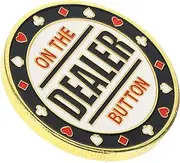 Banker Number Sign Buttons Poker Card Dealer Button Game Tokens Reward Coins Poker Counting Chips Novelty Poker Markers Party Favor Metal Game Markers Metal Poker Chips Iron
