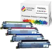 Cartridge Planet a set TN-258XLBK TN-258XLC TN-258XLM TN-258XLY Compatible Toner for TN-258XL TN-258 for Brother DCP-L3520CDW DCP-L3560CDW HL-L3240CDW HL-L3280CDW HL-L8240CDW MFC-L3755CDW MFC-L3760C..
