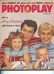 MAG: Photoplay-Tony Curtis-Janet Leigh-Mario Lanza-Ingrid Bergman-Jan-1960