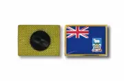 pins pin's flag national badge metal lapel backpack hat button vest falklands