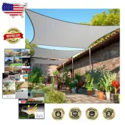 Versatile 6' x 12' Grey Shade Sail - Ultimate UV Protection for Outdoor Spaces
