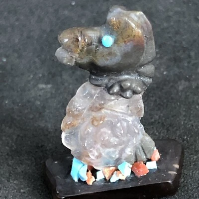 Zuni baby Dino seahorse Fetish by Shanice Hattie *SIGNED* New Jett 9115