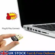 Bluetooth Compatible 4.0 USB 2.0 CSR 4.0 Dongle Adapter for PC LAPTOP Black US