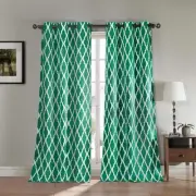 Duck River Textiles - Home Fashion Geometric Linen Textured Blackout Room Dar...
