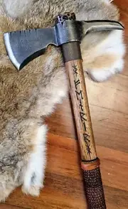Viking Battle Axe, 1055 high carbon steel, Functional, Sharp and ready 4 Battle