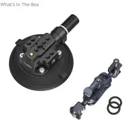 SmallRig 4" Suction Cup Camera Mount Kit for Vehicle Shooting 4236B