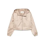 [Fendi] Fendi Logo-patch Jacket S NEUTRALS