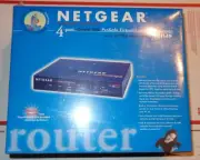 New Factory Seal Netgear FR114P 100 Mbps 4-Port 10/100 Wireless Router FR114PNA