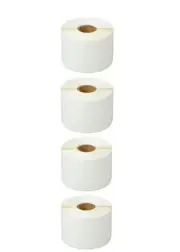 4 Rolls 2.25x1.25 Direct Thermal Shipping Labels for Zebra 2844 Eltron Rollo