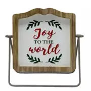 St. Nicholas Square Christmas Joy to the World Sentiment Table Décor