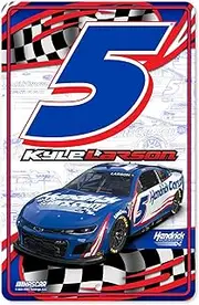Rico Industries NASCAR Racing Kyle Larson No. 5 11" x 17" Metal Home Décor Sign