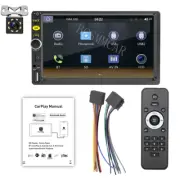 For Apple Carplay Car Stereo Radio Player BT FM Double 2DIN Android Auto W/Cam (for: Porsche)