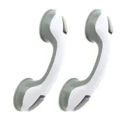 2x Bath Shower Hand Grab Grip Safety Bathroom Aid Towel Suction Rail Bar Handle