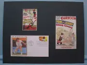 Tennis in the Cartoons & First Day Cover