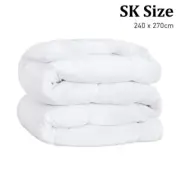 Laura Hill 800GSM Goose Down Feather Comforter Doona Super king