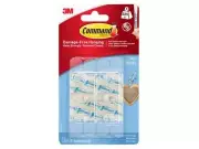 Command� - Clear Mini Hooks with Clear Strips (Pack 6)