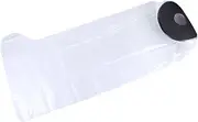 KOMBIUDA Waterproof Cast Protector Shower Leg Cover Reusable White for Home Hospital Use