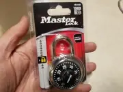 X6 Master Lock 1500D Combination Padlock Center Dial P37621 SEALED Free Shipping