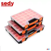 14 / 15 / 22 Compartments Storage Organizer Tool Box Plastic Bin Screw Case