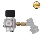 Mini Corny Keg Regulator Gas CO2 Charger Kit 0-30 PSI Disconnect Home Brew Beer