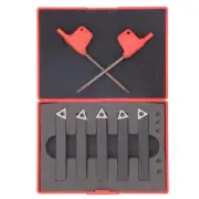 3/8" Indexable Machine Turning Holder&5PCS Indexable Carbide Lathe Tool Inser...