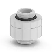 Bitspower Artemis Rotary Extender, Sandblast Silver