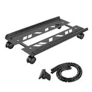 Metal Computer Tower Stand, Heavy Duty Mobile CPU Stand, CPU Holder Metal Stand