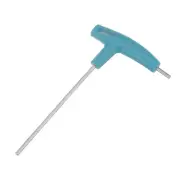4mm Extra Long Arm T-Handle Hex Key Wrench Chrome Finish Spanner