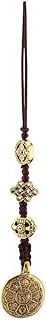 Naroote wosume Buddha Lucky Amulet, Taiji-Bagua Lucky Amulet, Carved Fine Workmanship, Low Power, Highly Efficient Office Crafts for Home Decoration (Small)