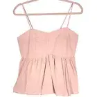 NWT Francesca's | Blue Rain babydoll acid-washed tank top, Medium, Light Pink