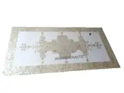 4'x2' Antique White Marble Golden Mother Of Pearl Dining Table Top Inlay Work