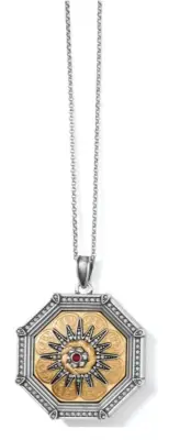 Brighton Dynasty Convertible Locket Necklace Style JM6033 MSRP $168 New