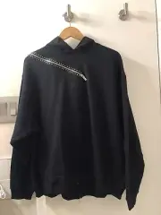 **Christopher Kane** Crystal Zip Hoody Size M Sweatshirt (Top)