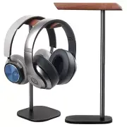 Gvoears Upgraded Headphone Stand, Walnut Wood Headphone Stand Headset Holder