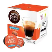 Nescafe Dolce Gusto Lungo Decaffeinato Capsule Coffee, 7g x 16pcs, 1EA