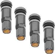 Gatuida Essential Auto Supplies 4pcs Car Tire Valve Stem Covers Aluminum Alloy Tubeless Design Decorative Valve Stem Caps