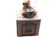 Cherished Teddies ABC Blocks - Letter "F" Figurine